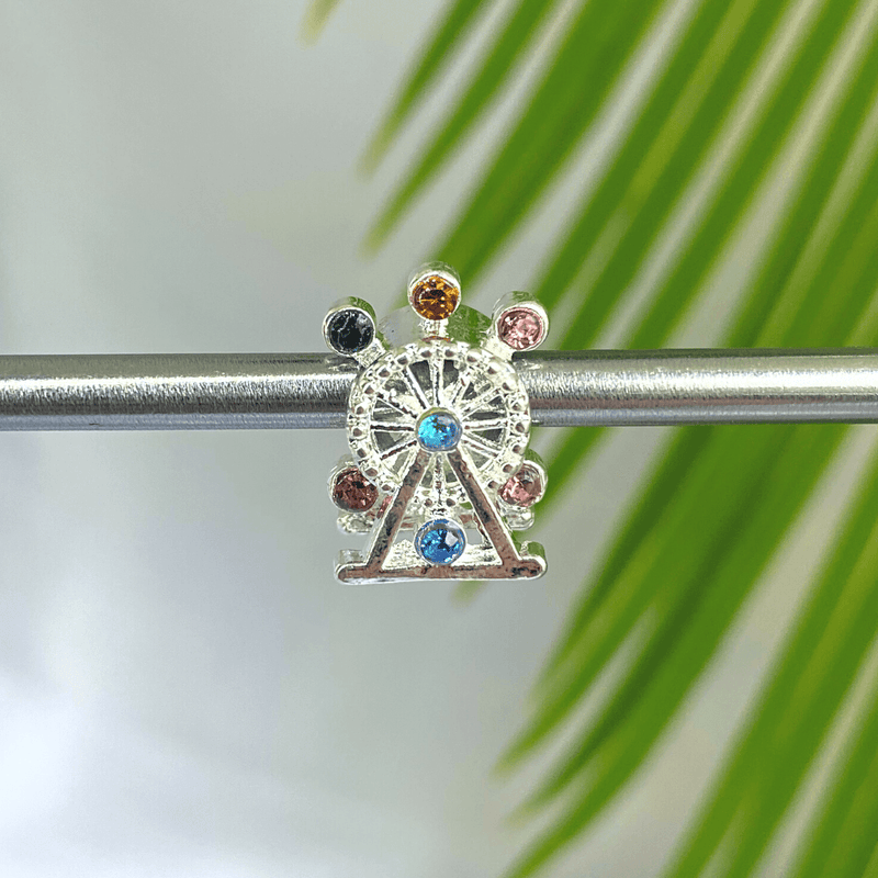 Berloque Separador Roda Gigante - Prata - Áurea Acessórios