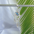 Berloque Pendurado Filtro dos Sonhos Colorido - Prata - Áurea Acessórios