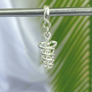 Berloque Pendurado Fisioterapia - Prata - Áurea Acessórios