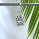 Berloque Banhado a Prata Castelo Disney - Prata - Áurea Acessórios