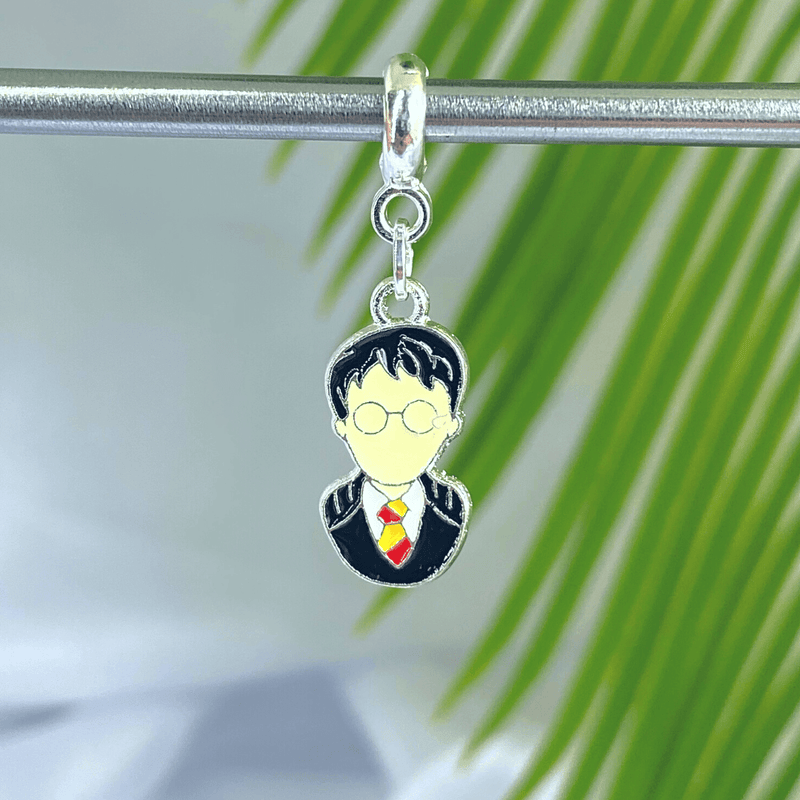 Berloque Banhado a Prata Harry Potter - Prata - Áurea Acessórios