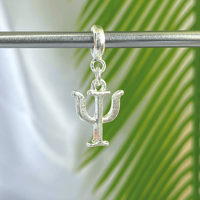 Berloque Banhado a Prata Psicologia - Prata - Áurea Acessórios