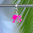 Berloque Pendurado Barbie - Prata - Áurea Acessórios