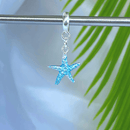 Berloque Pendurado Estrela do Mar - Prata - Áurea Acessórios