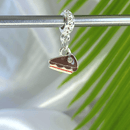 Berloque Pendurado Fatia de Bolo - Prata - Áurea Acessórios