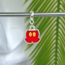 Berloque Pendurado Shorts do Mickey - Prata - Áurea Acessórios