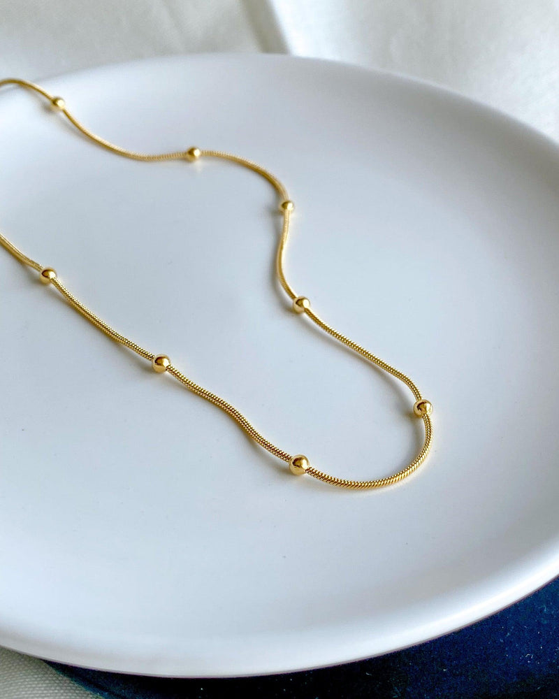 Conjunto de Colares Minimalista - Dourado - Áurea Acessórios