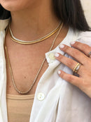 Colar Malha Snake - Dourado - Áurea Acessórios