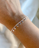 Pulseira Prata Gotinhas - Áurea Acessórios