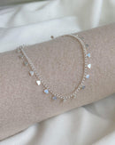 Pulseira Prata Medalha de Coraçãozinho - Áurea Acessórios