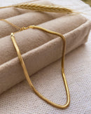 Colar Malha Snake - Dourado - Áurea Acessórios